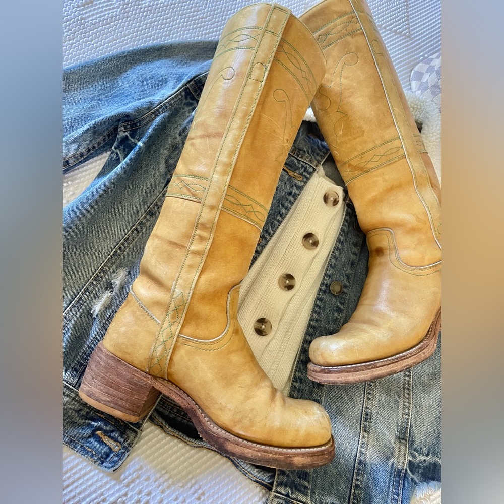 FRYE | Black Label Banana Campus Boots - Picture 3 of 8
